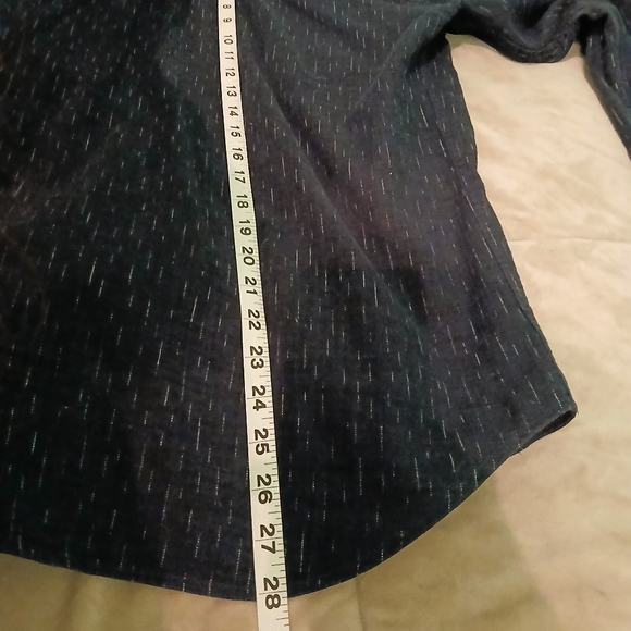 Naked & Famous Mens Rain kimono Regular Shirt. Tagged M but must have shrunk - Picture 6 of 9